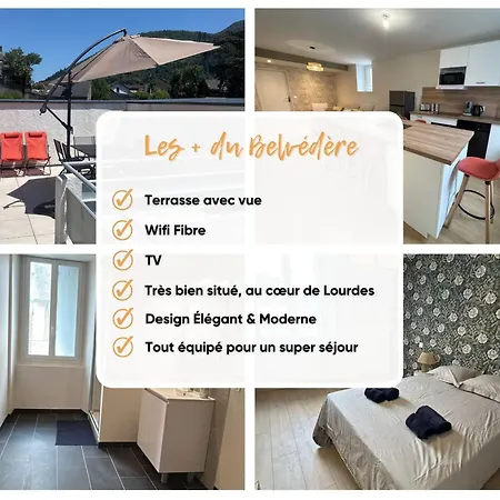 Le Belvedere - 9 Min Sanctuaires - 3 - 2 Salles De Bain - Terrasse & Vue Panoramique Apartamento *