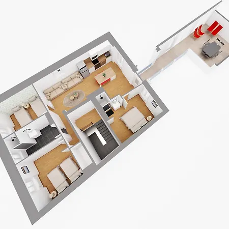 Le Belvedere - 9 Min Sanctuaires - 3 - 2 Salles De Bain - Terrasse & Vue Panoramique 公寓 卢德