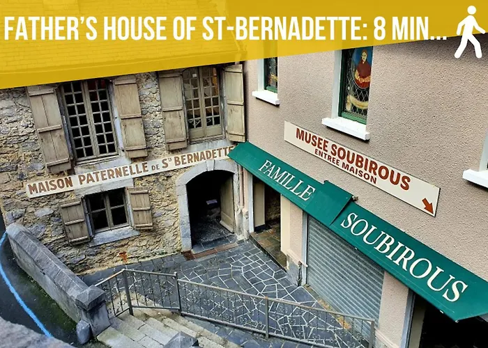 公寓 Le Belvedere - 9 Min Sanctuaires - 3 - 2 Salles De Bain - Terrasse & Vue Panoramique 卢德