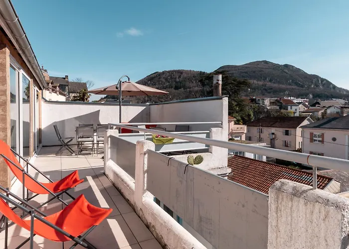 Le Belvedere - 9 Min Sanctuaires - 3 - 2 Salles De Bain - Terrasse & Vue Panoramique 卢德